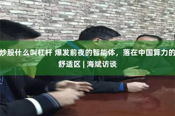 炒股什么叫杠杆 爆发前夜的智能体，落在中国算力的舒适区 | 海斌访谈