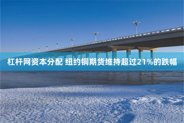 杠杆网资本分配 纽约铜期货维持超过21%的跌幅